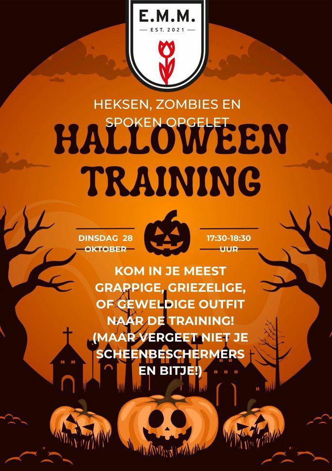 Halloween hockeytraining