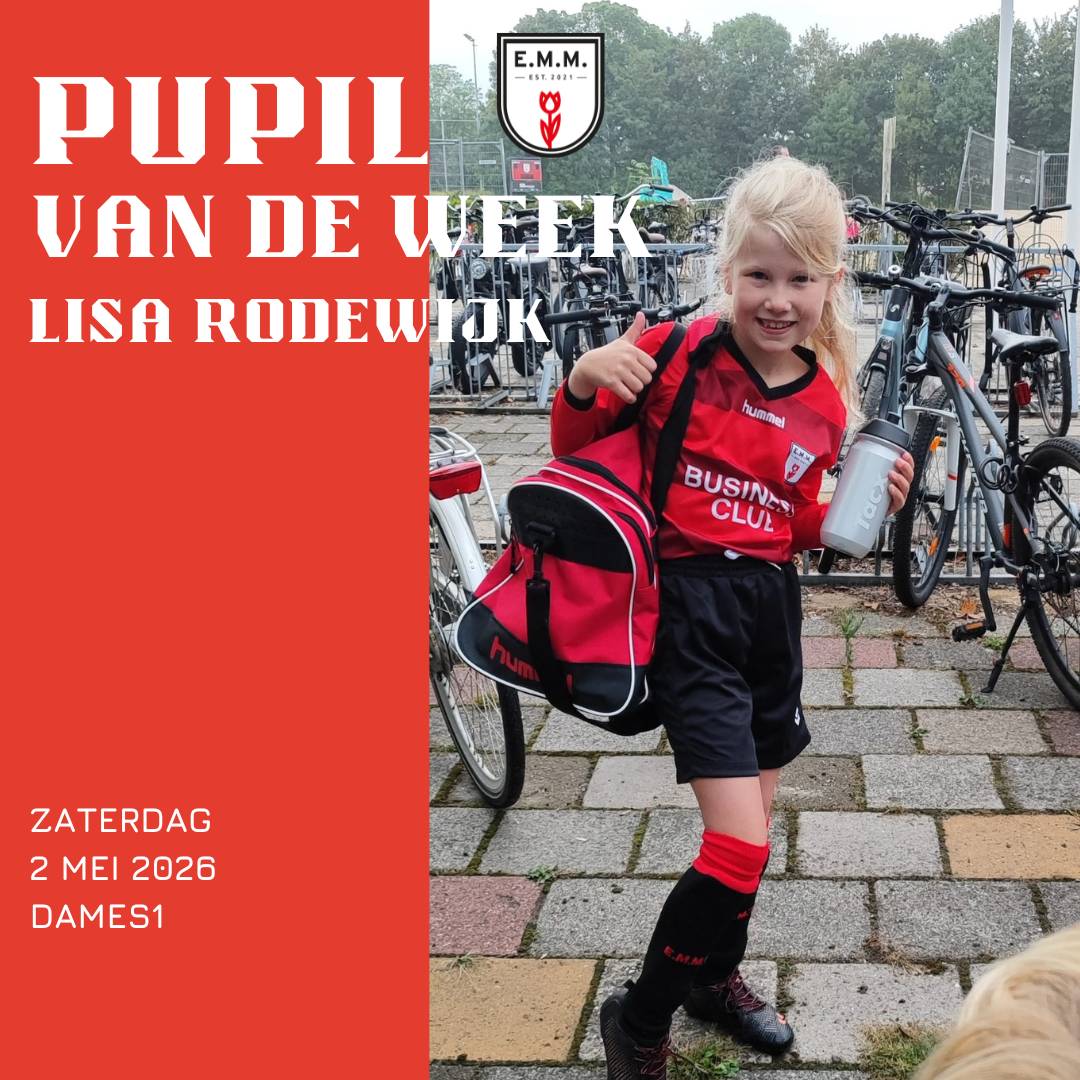 Pupil van de week Lisa Rodewijk.