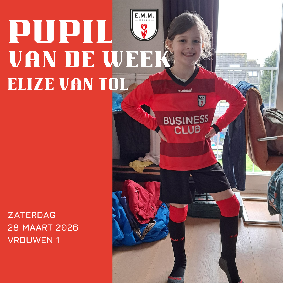 Pupil van de Week Vrouwen 1: Elize van Tol