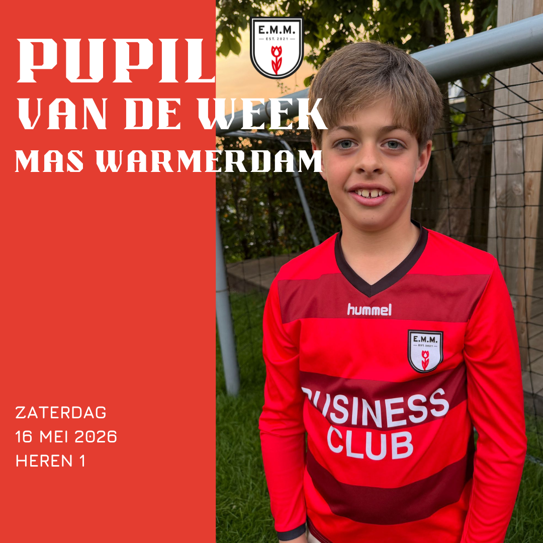 Pupil van de week