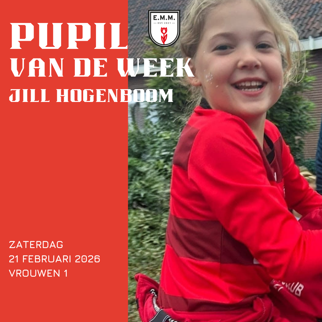 Pupil van de week vrouwen 1: Jill Hogenboom