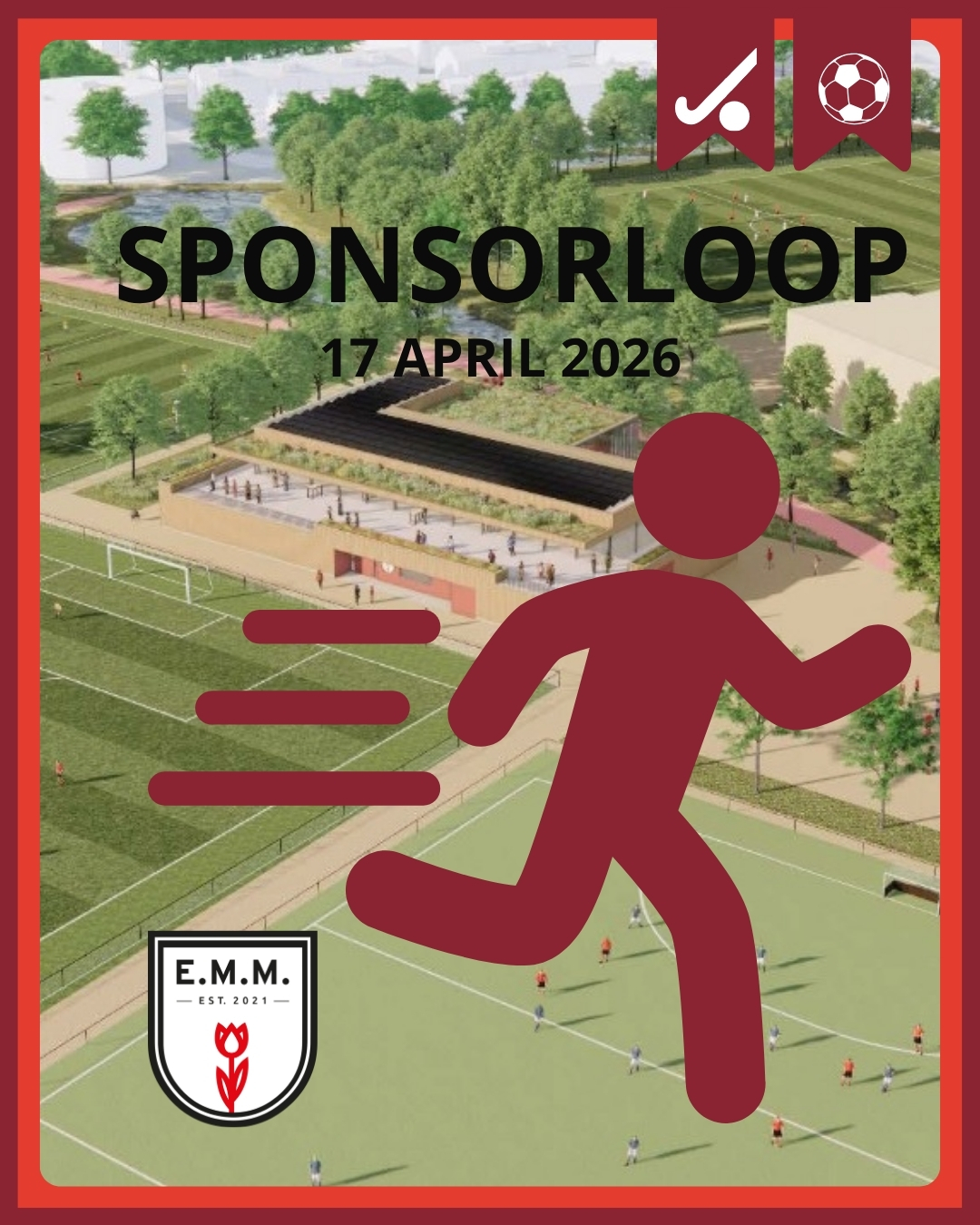 Sponsorloop voor E.M.M.'21, 17 april 2026