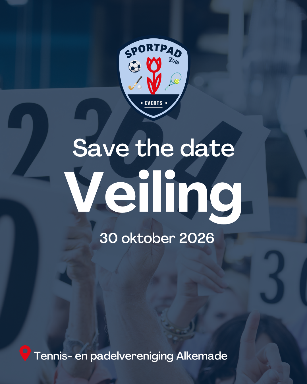 Save the Date: Veiling Sportpad Zuid op 30 oktober