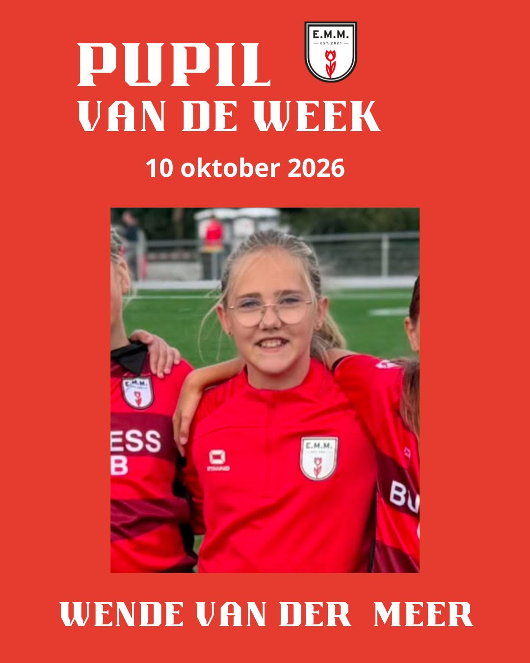 De pupil van de week: Wende